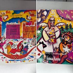 Vintage Neiman Marcus 92 & 95 Christmas Catalog Magazine Holiday Designer Ads
